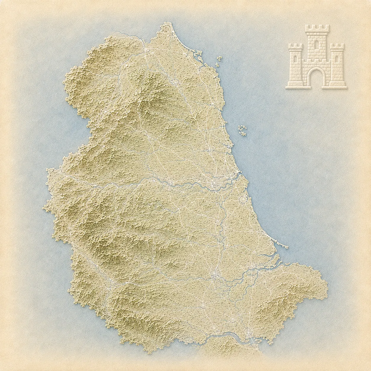 Map of North East