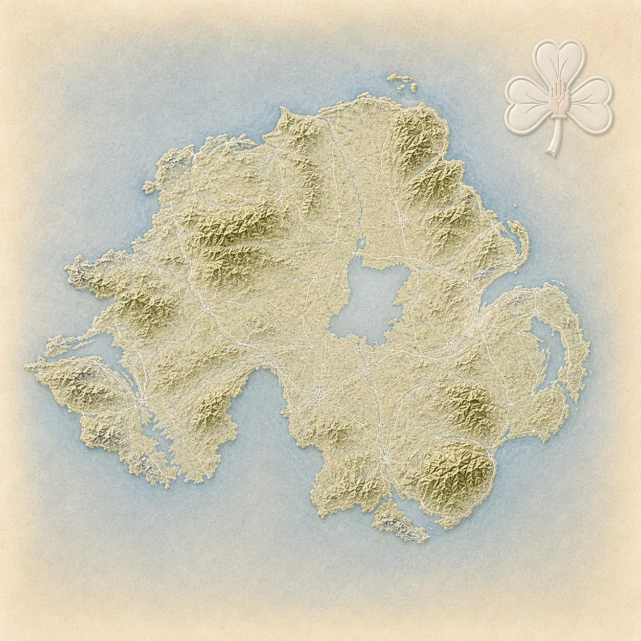 Map of Northern Ireland