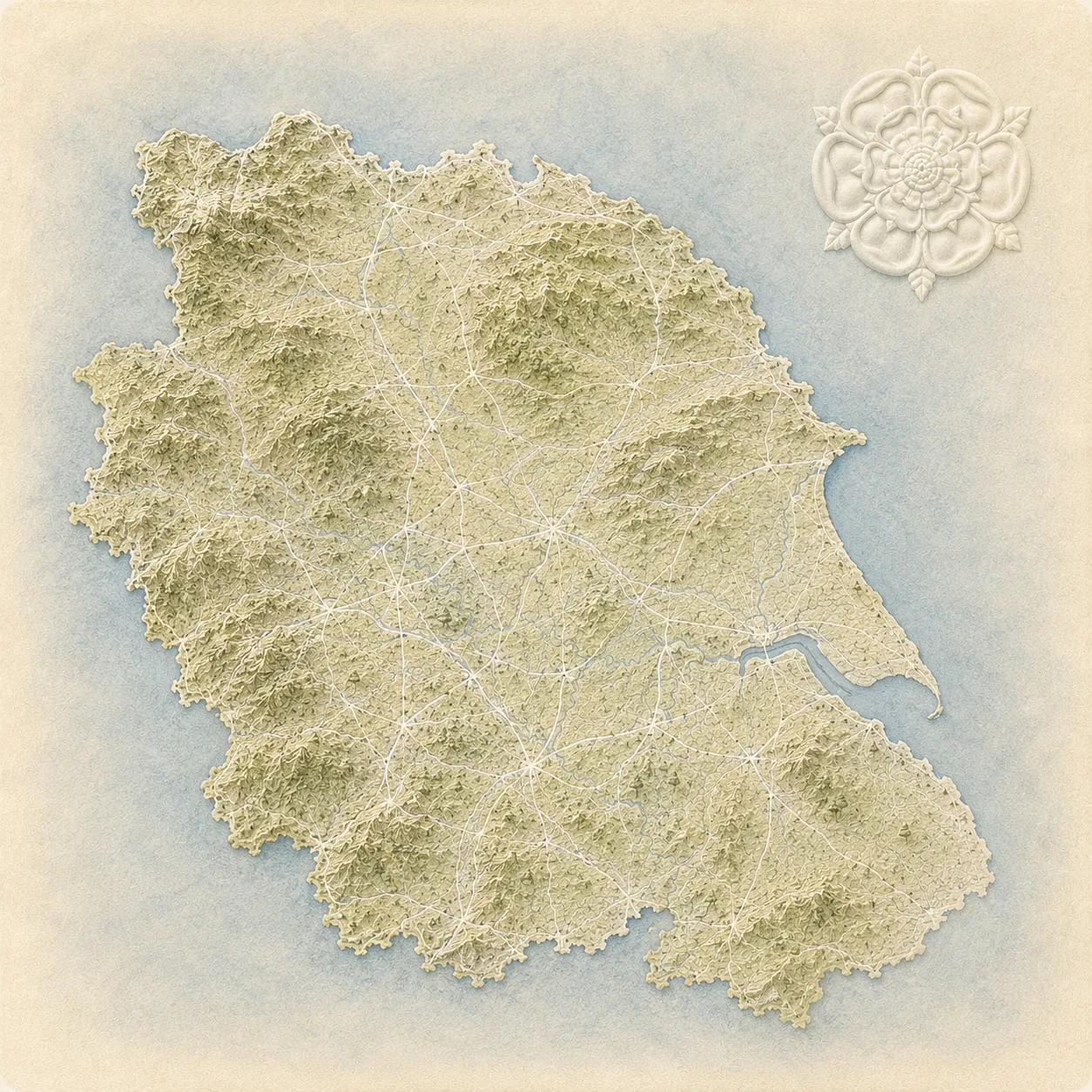 Map of Yorkshire